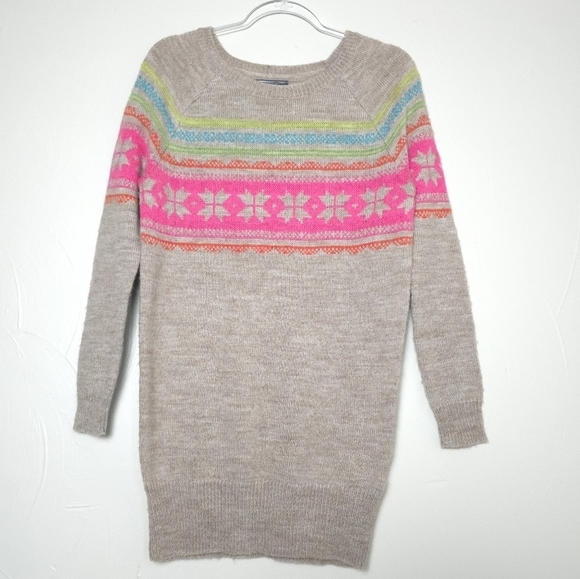 American Eagle Outfitters Sweaters - American Eagle Wool/ Mohair Blend Women's Multicolor Patterned Sweater